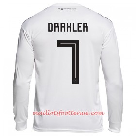 Maillot/Tenue Allemagne Draxler 7 Domicile Coupe du monde 2018 Manche Longue